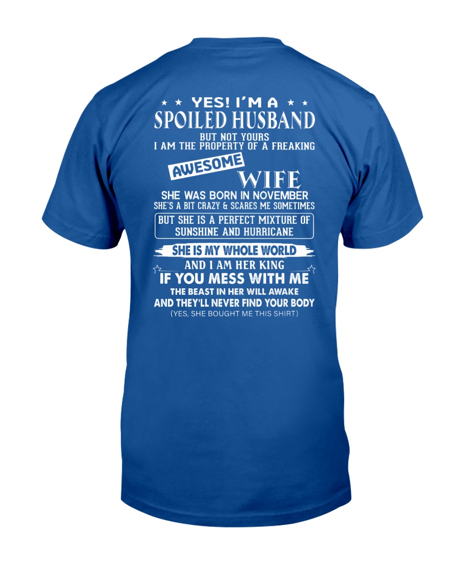 November Spolied Husband Classic T-Shirt