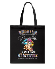 February Girl Tote Bag tile