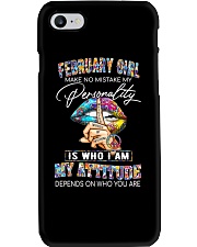 February Girl Phone Case tile