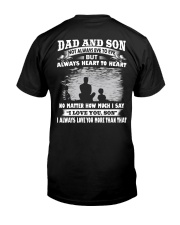 Dad And Son Classic T-Shirt back