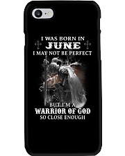 June I May Not Be Perfect Phone Case tile