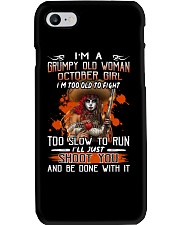 October Grumpy Old Woman Phone Case tile