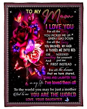 To My Mom Small Fleece Blanket - 30" x 40" front