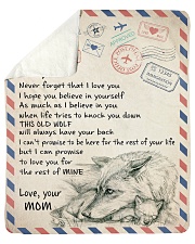To My Son- Mom Sherpa Fleece Blanket tile