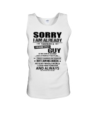 Sorry Guy December Unisex Tank tile