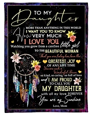To My Daughter Small Fleece Blanket - 30" x 40" front