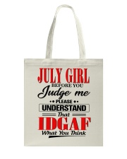 July Girl Tote Bag tile