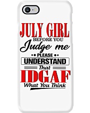July Girl Phone Case tile