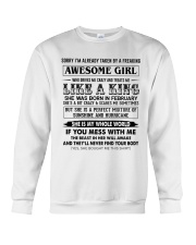 February Like A King Crewneck Sweatshirt tile