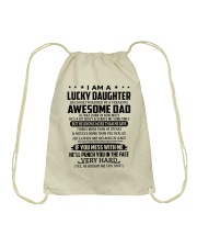 November Lucky Daughter Drawstring Bag tile