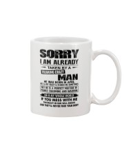 April Freaking Crazy Man Mug tile