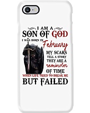 Son Of God February Phone Case tile
