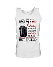 Son Of God February Unisex Tank tile