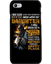 Mess With My Daughter Phone Case tile
