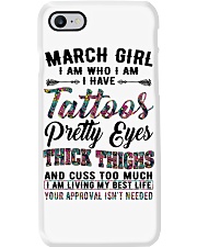 March Girl Phone Case tile