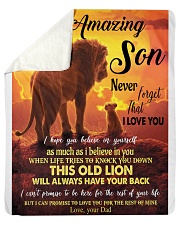 To My Amazing Sherpa Fleece Blanket tile
