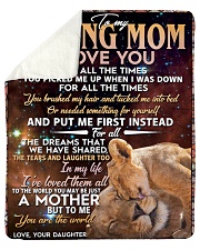 To My Loving Mom Sherpa Fleece Blanket tile