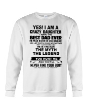 December - Best Dad Crewneck Sweatshirt tile