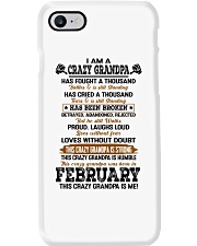 Crazy Grandpa February Phone Case tile
