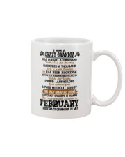 Crazy Grandpa February Mug tile