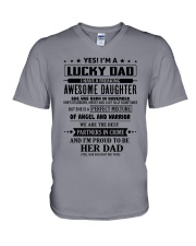 November Awesome Daughter V-Neck T-Shirt tile