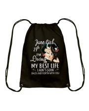 June Girl 29 Drawstring Bag tile