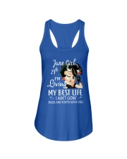 June Girl 29 Ladies Flowy Tank tile