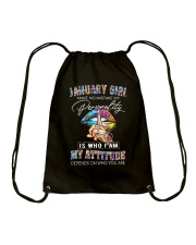 January Girl Drawstring Bag tile