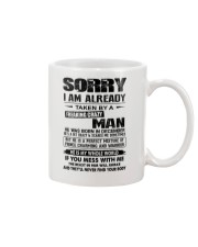 December Freaking Crazy Man Mug tile