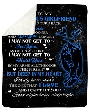 To My Gorgeous Girlfriend Sherpa Fleece Blanket tile
