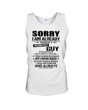 Sorry Guy April Unisex Tank tile