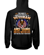 Veteran and Guns Hooded Sweatshirt tile
