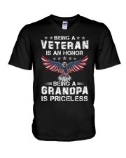 March Guy V-Neck T-Shirt tile