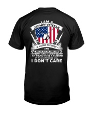I AM A Grumpy Veterans Classic T-Shirt back