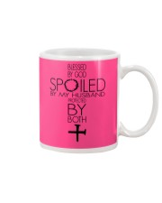 Spoiled By My Husband Mug tile