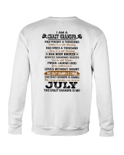Crazy Grandpa July Crewneck Sweatshirt tile