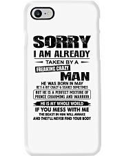 May Freaking Crazy Man Phone Case tile