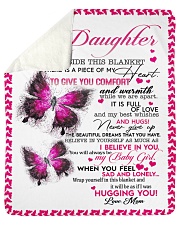 To My Daughter - Mom Sherpa Fleece Blanket - 50" x 60" thumbnail