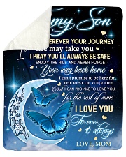 To My Son Sherpa Fleece Blanket - 50" x 60" thumbnail
