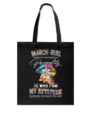March Girl Tote Bag tile