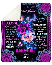 To My Daughter - Mom Sherpa Fleece Blanket - 50" x 60" thumbnail