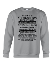 June-I'm A Stubborn Son Crewneck Sweatshirt tile