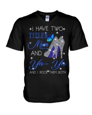I Have Two Titles Mom And Ya-Ya V-Neck T-Shirt tile
