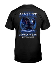 August Man Classic T-Shirt back