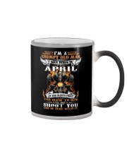 April Grumpy Old Man Color Changing Mug tile