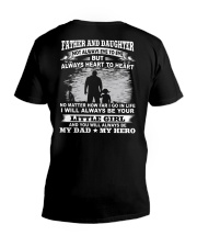 Father And Daughter V-Neck T-Shirt tile
