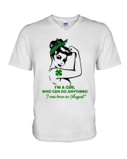 August Girl V-Neck T-Shirt tile