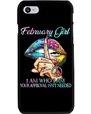 February I Am Who I Am Phone Case tile