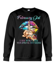 February I Am Who I Am Crewneck Sweatshirt tile