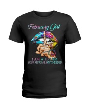February I Am Who I Am Ladies T-Shirt tile